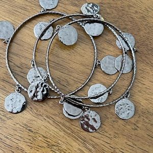 Discs Bangle Bracelets